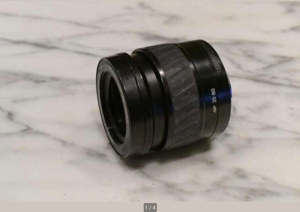 Minolta AF Zoom 35-80mm/4-5.6 lens, Ophalen of Verzenden, 1980 tot heden, Lens of Lenzen