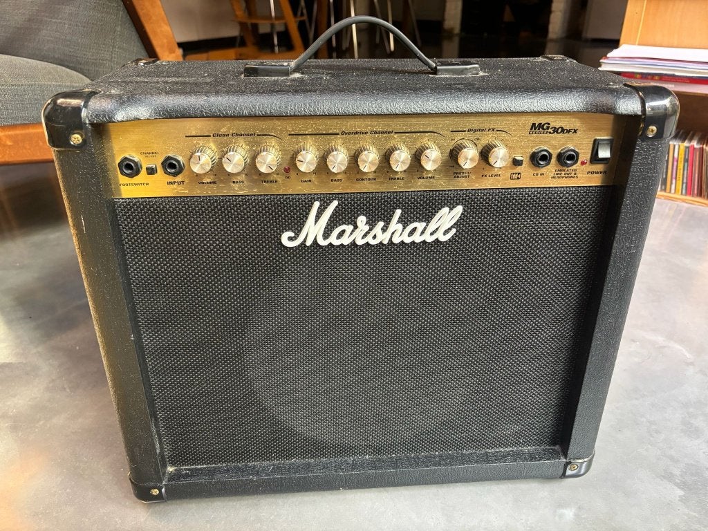 Marshall versterker MG30DFX Japans model, Audio, Tv en Foto, Versterkers en Ontvangers, Ophalen, Gebruikt, Overige merken