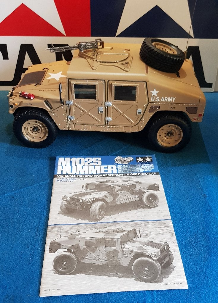 Tamiya M1025 Hummer #58154 Nieuw gebouwd, nooit gebruikt, Elektro, Verzenden, Auto offroad, Nieuw