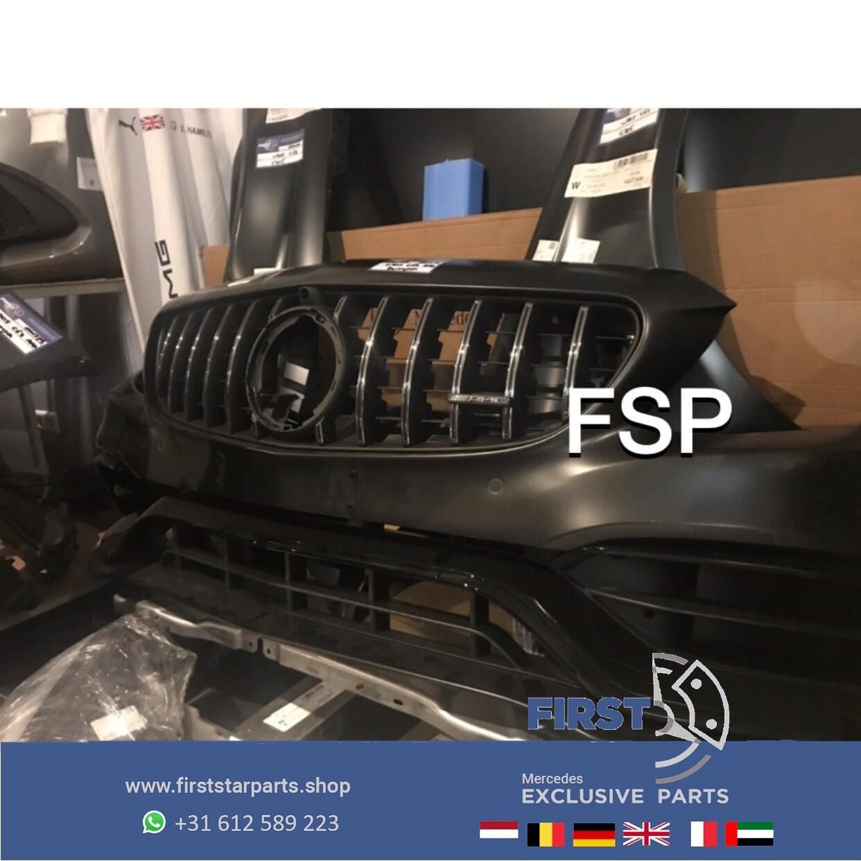 A205 C205 C63 AMG VOORKOP COMPLEET Mercedes C Klasse 63 2014, Utilisé, -, Avant, -
