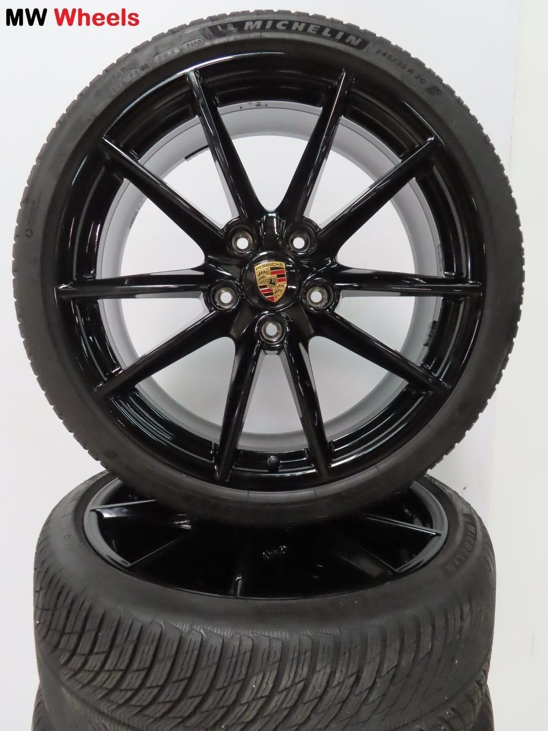 Porsche 21 inch Origineel velgen 911 992 met winterbanden, Pneus et Jantes, Véhicule de tourisme, -, Utilisé