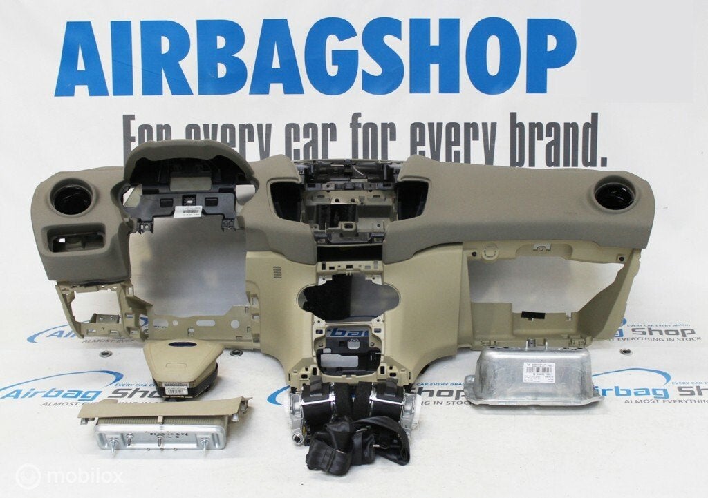 Airbag kit - Tableau de bord beige Ford Fiesta MK7