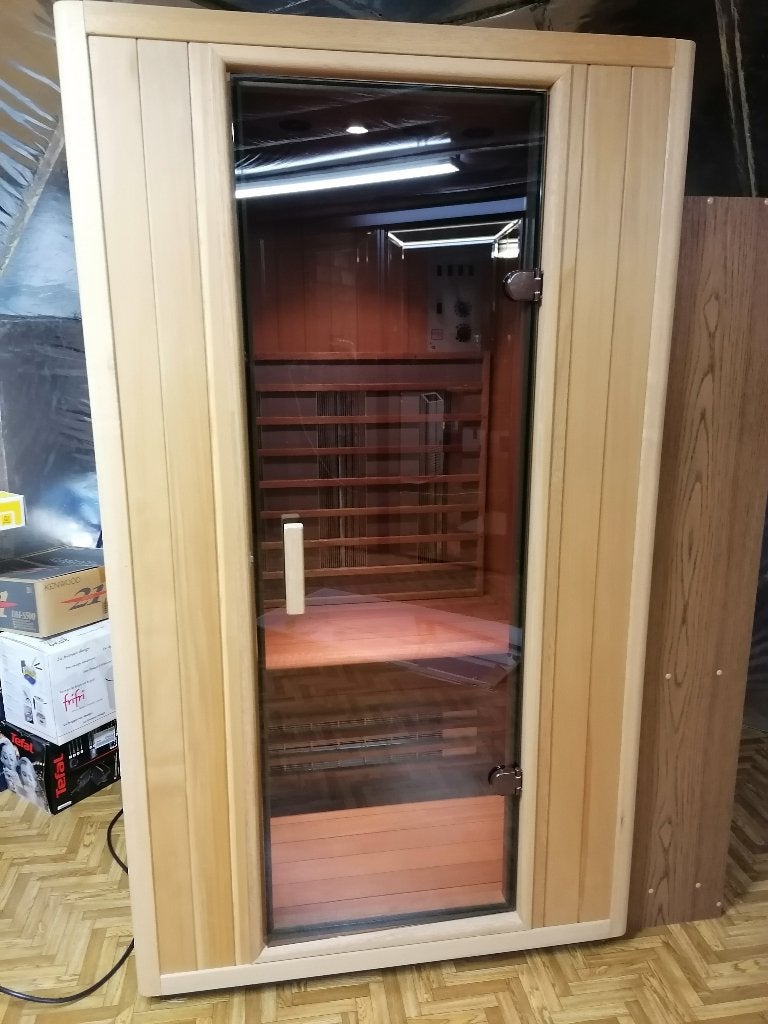 Sauna, Sport en Fitness, Sauna, Zo goed als nieuw, Complete sauna, Infrarood, Ophalen