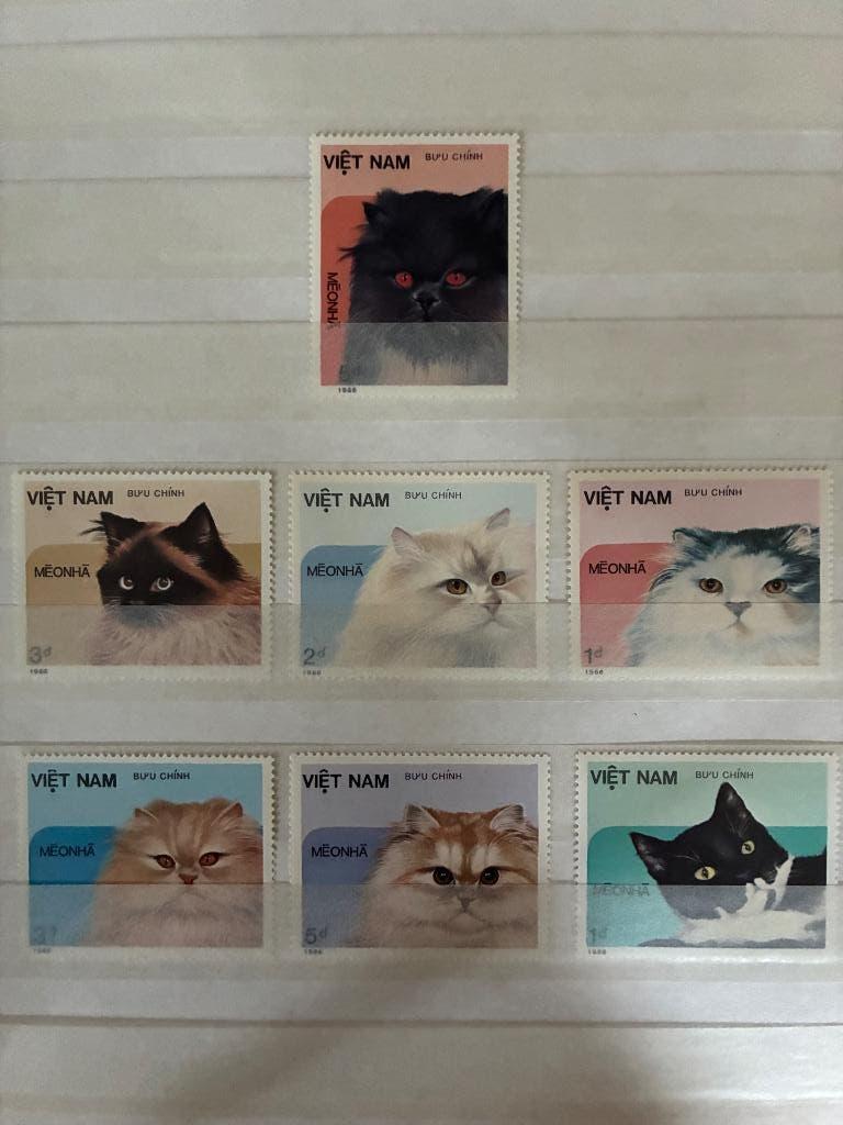 THEMA DIEREN KATJES VIETNAM XX POSTFRIS, Envoi, Non oblitéré, Animal et Nature