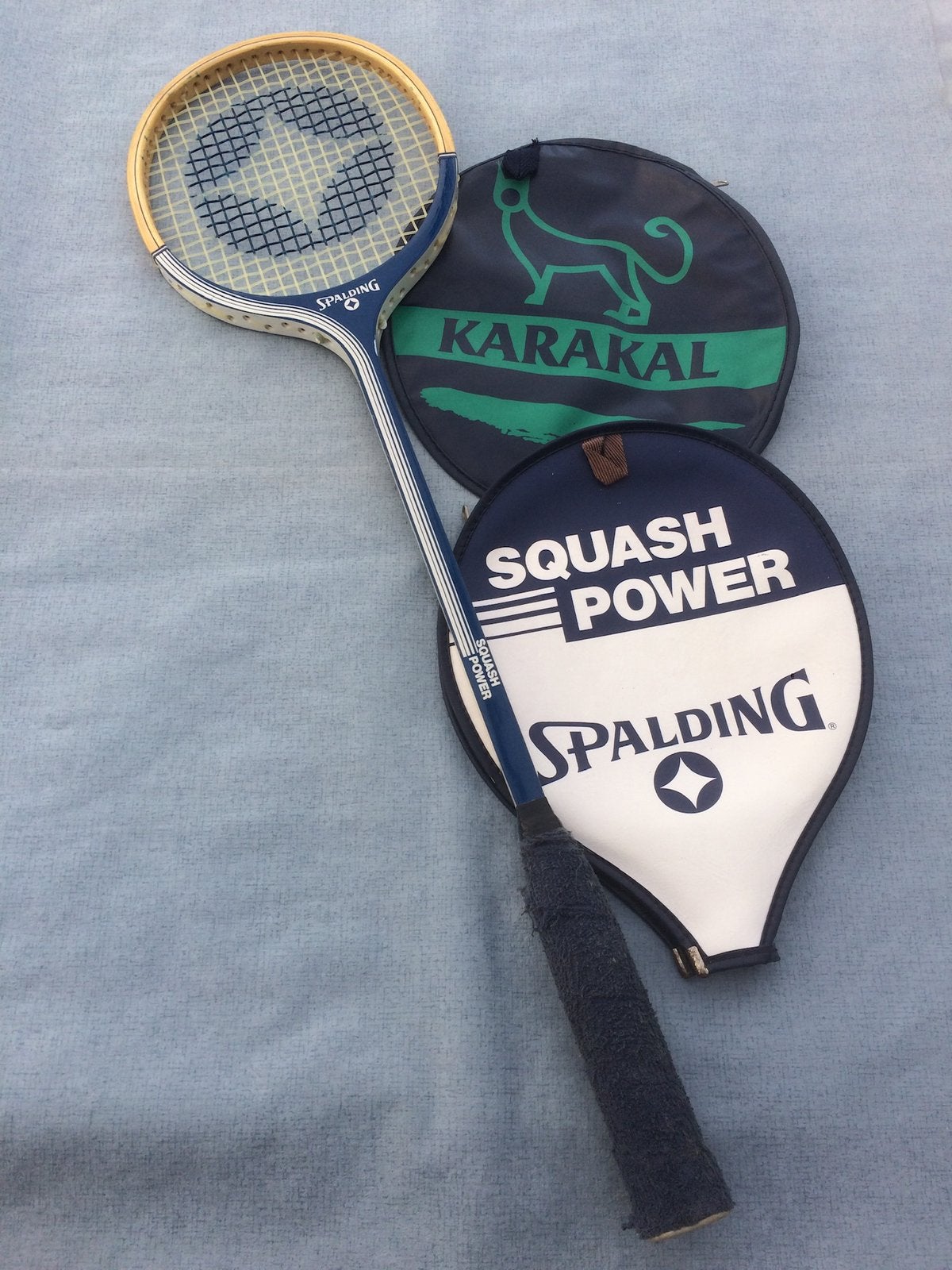 Vintage squash racket, Sport en Fitness, Squash, Ophalen, Zo goed als nieuw, Racket