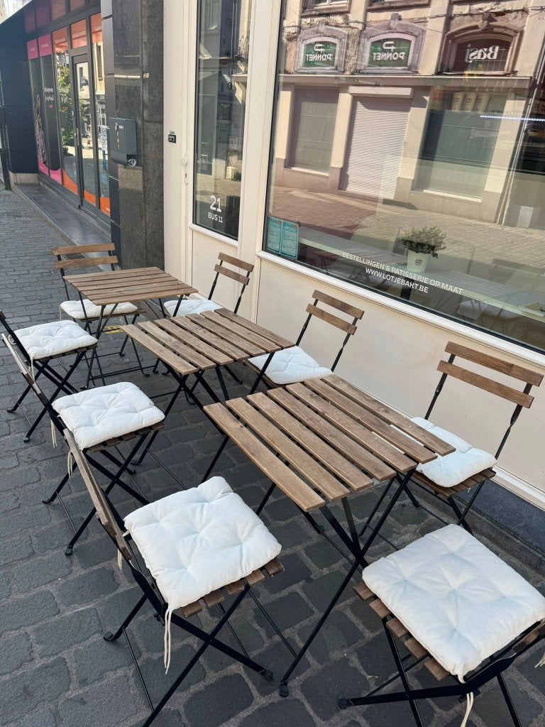 Outdoor terras - Ikea, Tuin en Terras, Ophalen, Zo goed als nieuw, Hout