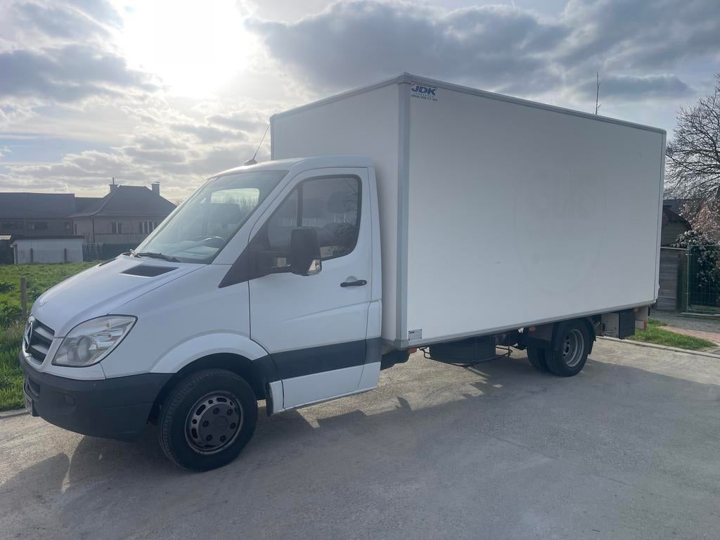 Mercedes lichte vracht met laadklep, Auto's, Euro 5, Stof, Wit, Mercedes-Benz