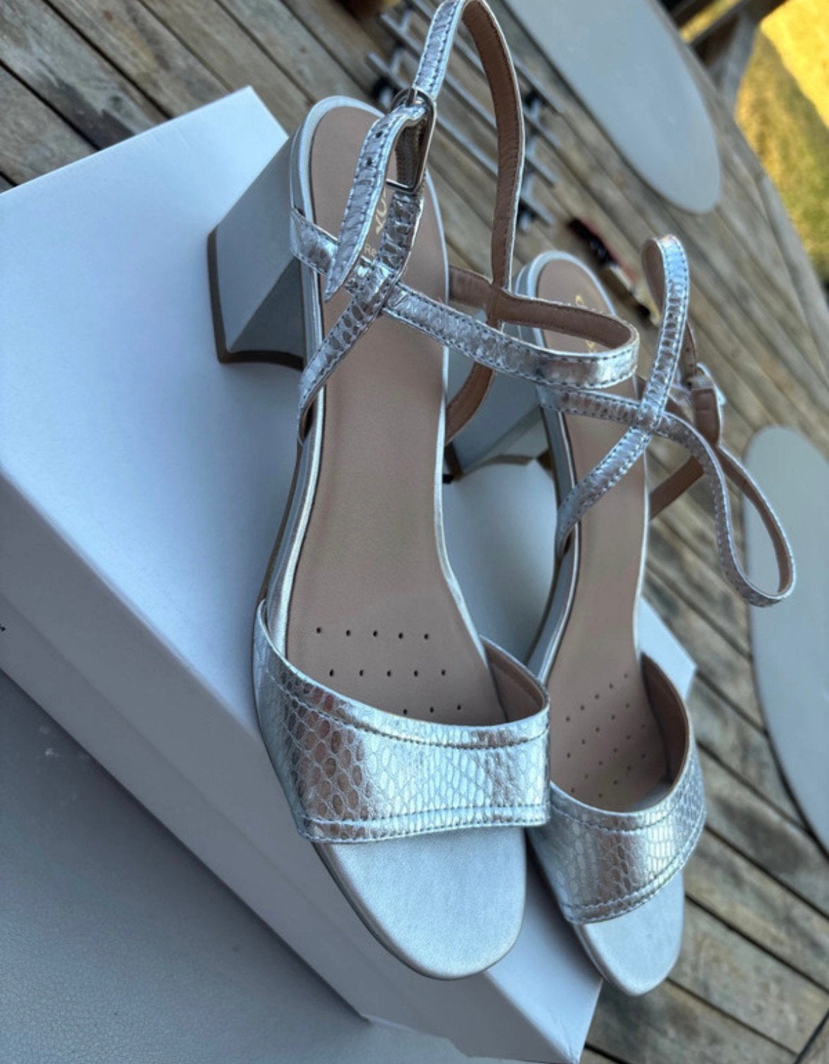 Geox hakken - maat 41, Kleding | Dames, Schoenen met lage hakken, Nieuw, Ophalen of Verzenden, Grijs