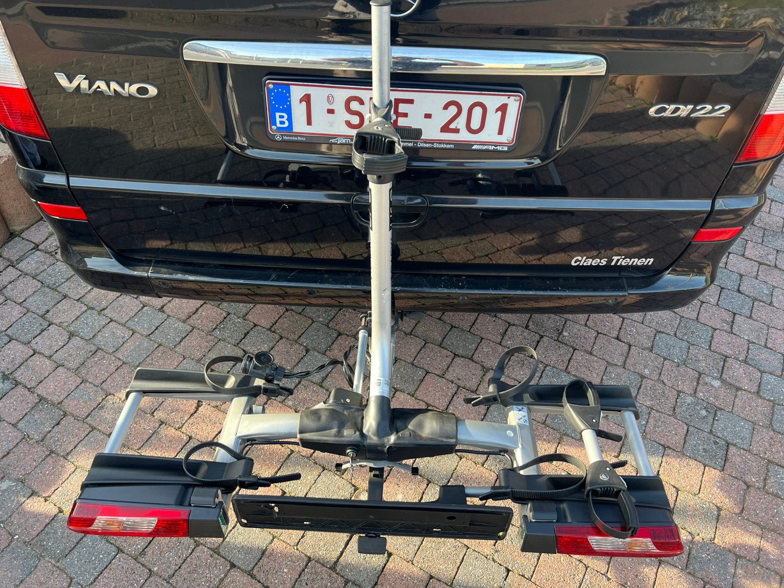 Fietsendrager i-racks voor 2 e-bike met sleutel kantelbaar, Ophalen, Zo goed als nieuw