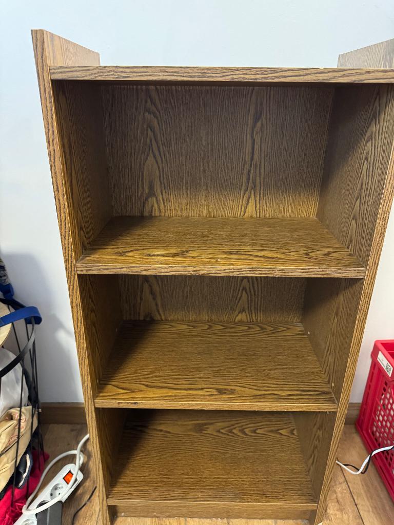 Bibliothèque en bois - très élégante - compacte, Enlèvement ou Envoi, Comme neuf, Moins de 50 cm, Moins de 100 cm