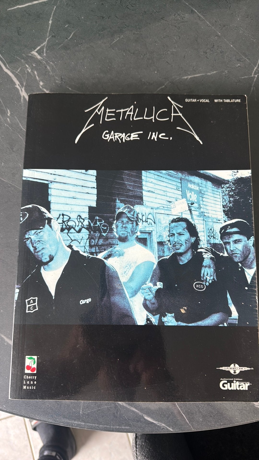 Metallica garage inc guitar tabs book, Boeken, Ophalen, Zo goed als nieuw