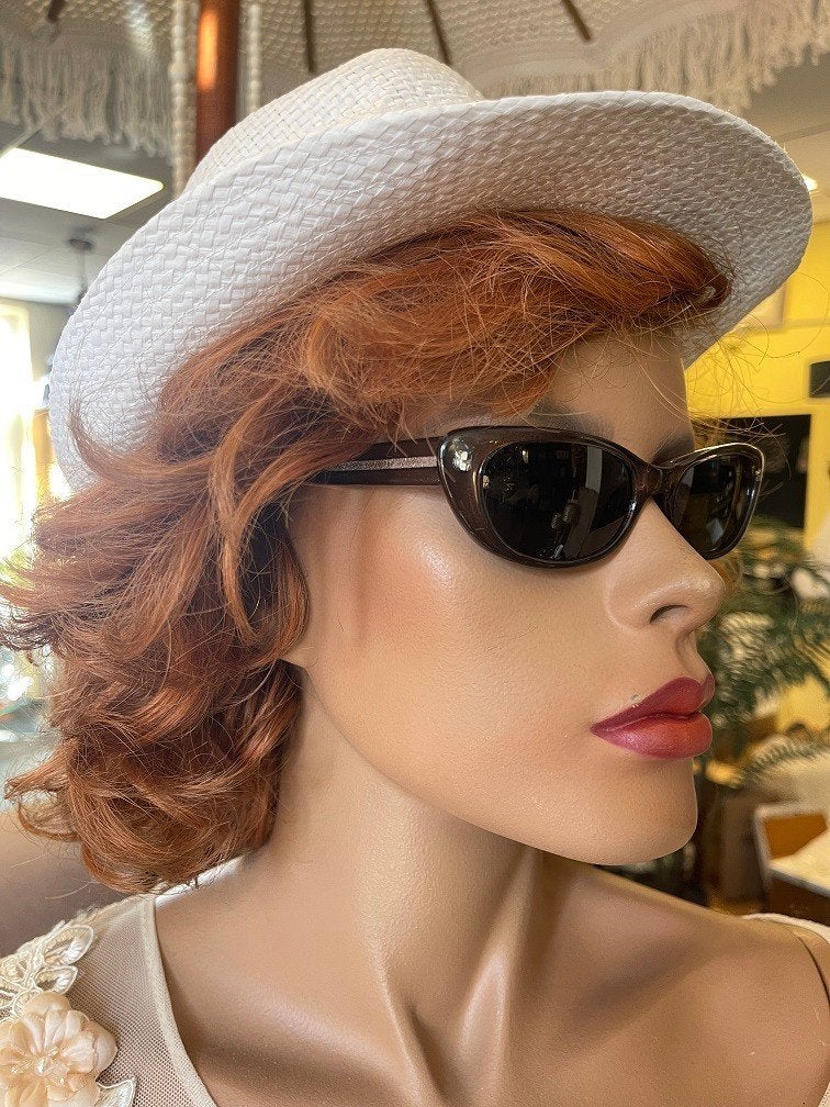 Vintage B&L Ray-ban Rituals dames zonnebril cat eye R01, Bijoux, Sacs & Beauté, Enlèvement ou Envoi, Brun, Utilisé, Ray-Ban