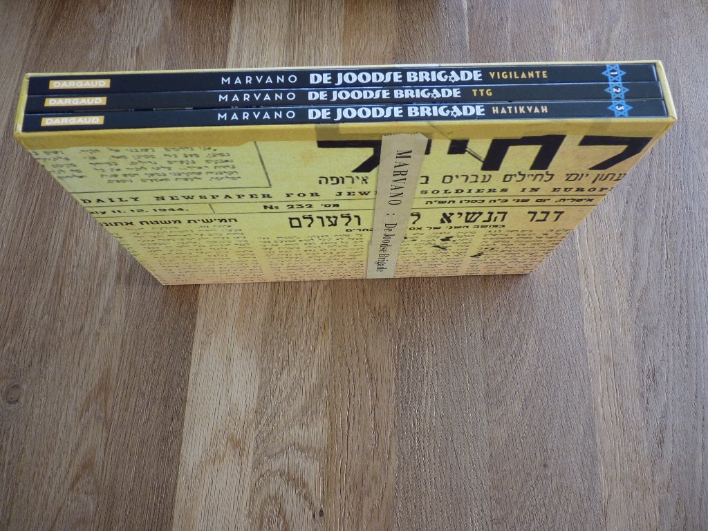 De Joodse brigade - 3 boeken in box, Boeken, Meerdere stripboeken, Ophalen of Verzenden, Zo goed als nieuw