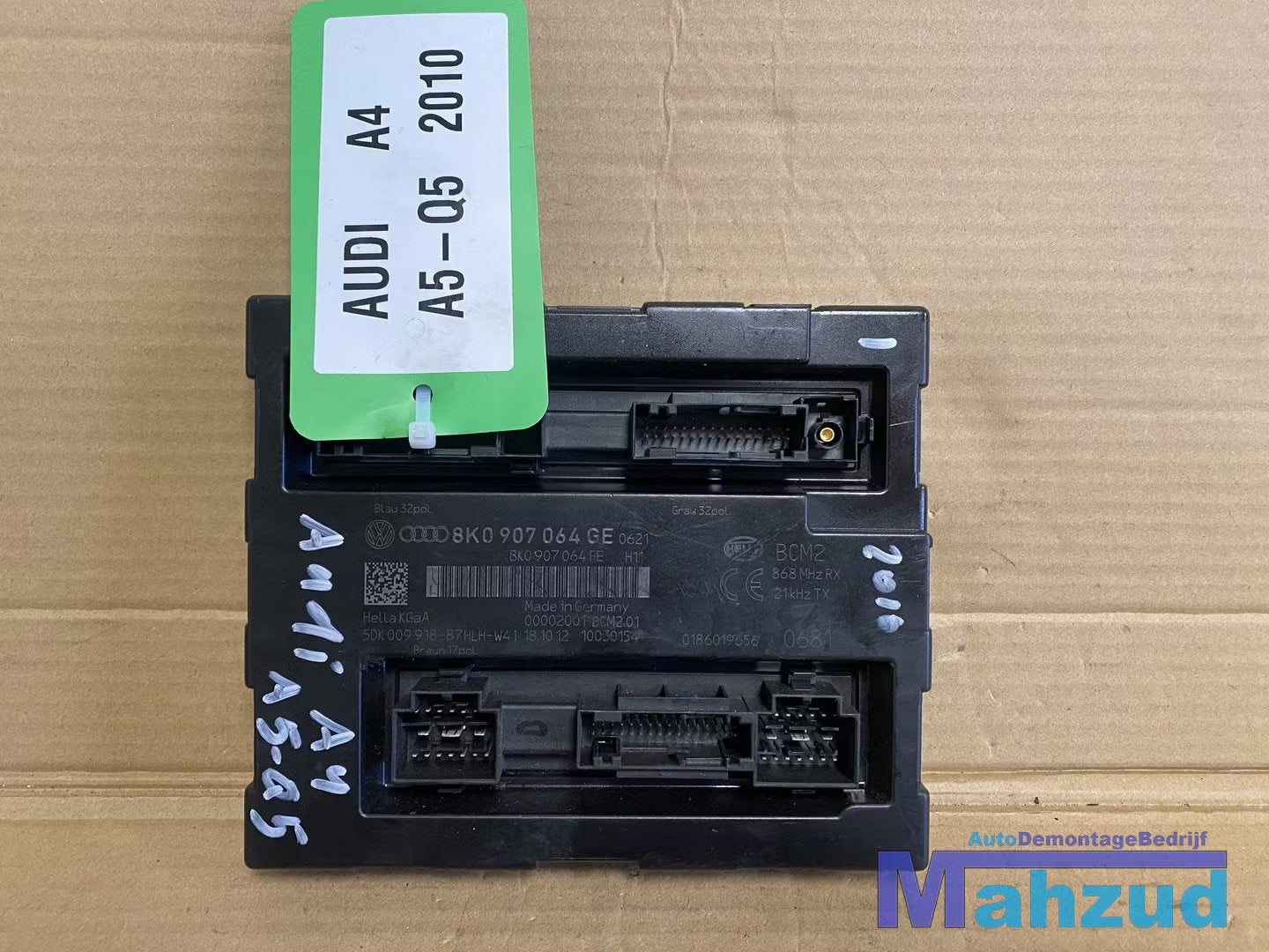 AUDI A4 A5 B8 8F Body controle module bcm sam 2007-2015 8K09, Gebruikt, AUDI AG, Auto-Union-Strasse 1
85045  Ingolstadt, DE, Audi