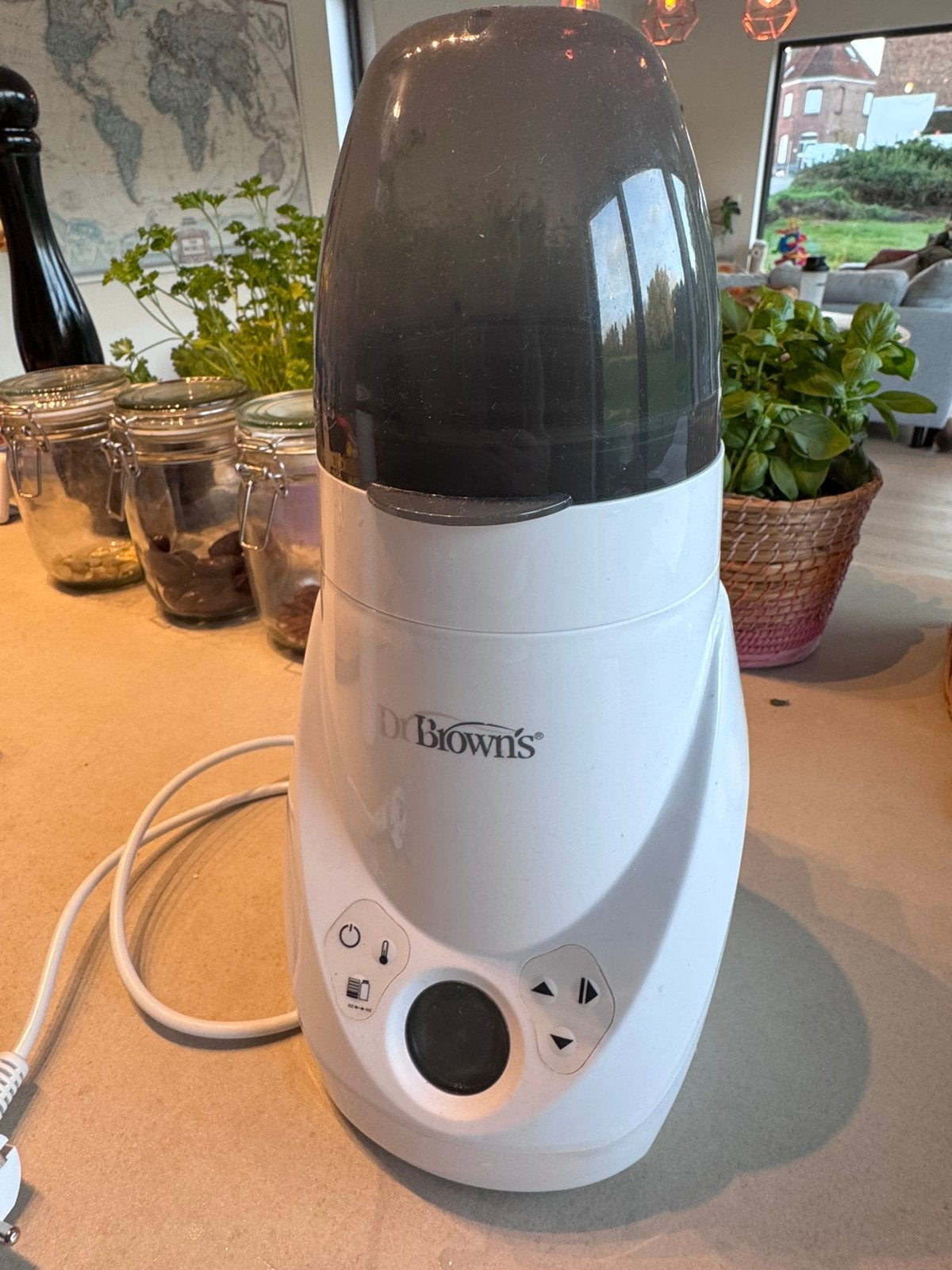 Flessenwarmer van Dr. Brown’s, Flessen- of potjesverwarmer, Dr. Brown's, Ophalen of Verzenden, Zo goed als nieuw