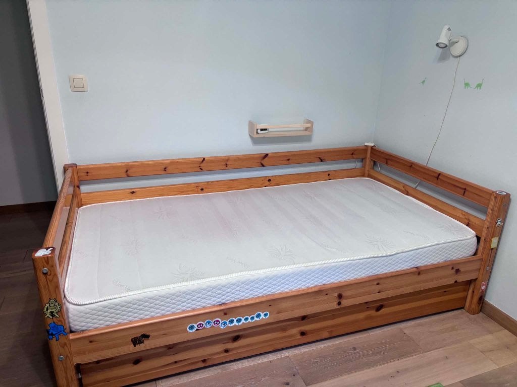 Lit Flexa Classic avec lit gigogne, bois, EXCELLENT ÉTAT, Enfants & Bébés, Enlèvement, Utilisé, Lits superposés