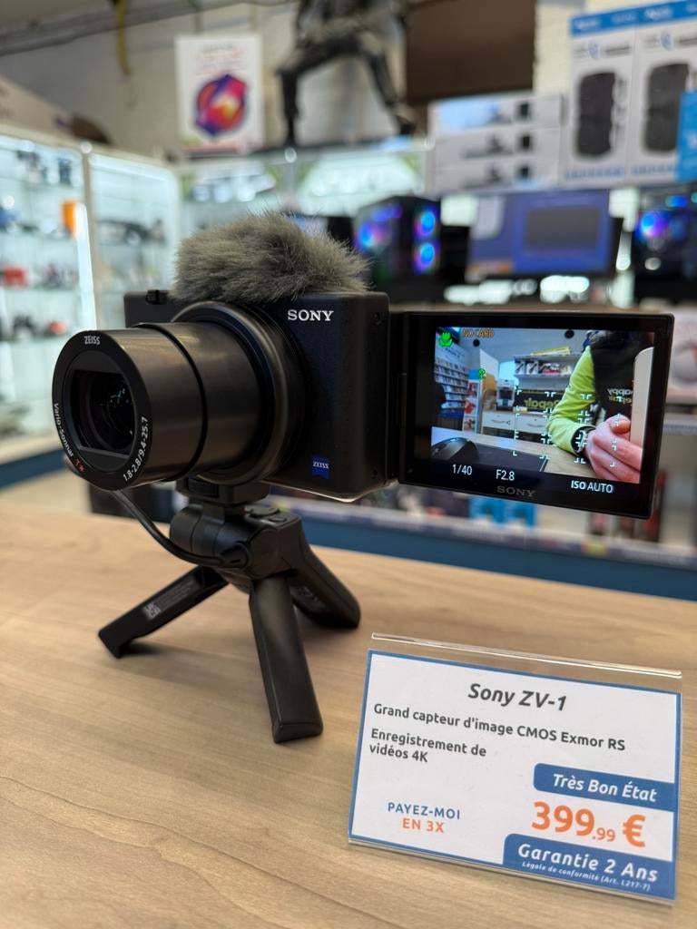 Sony ZV-1 camera, Ophalen, Zo goed als nieuw, Sony