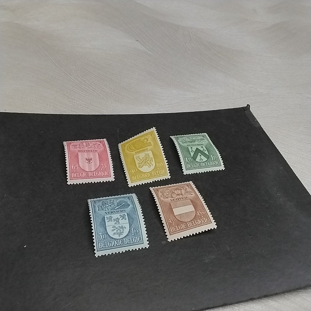 BELGIQUE 743/747 menthe avec cote 19,00€, Enlèvement ou Envoi, Neuf