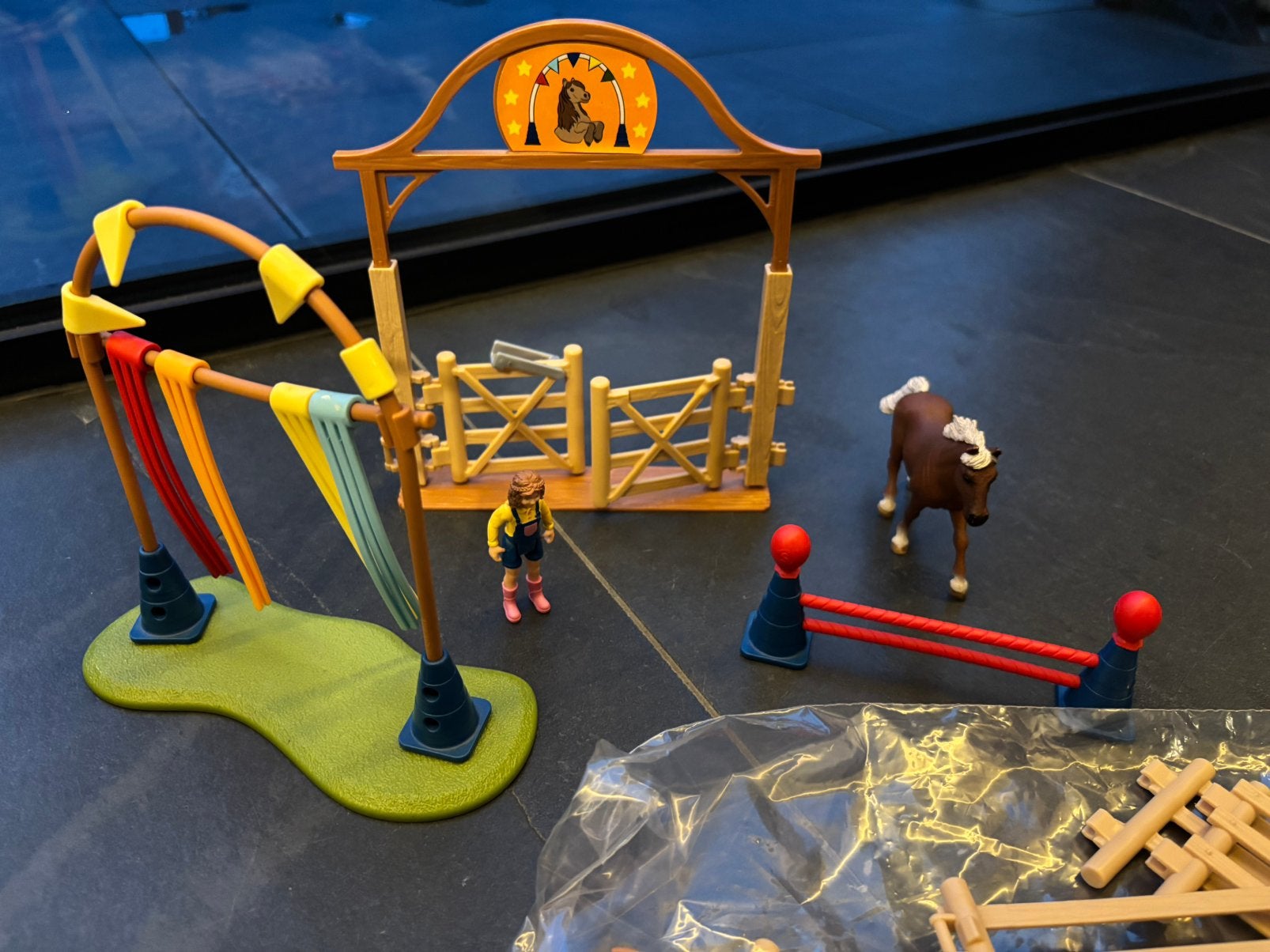 Schleich 42481 pony agility set, Ophalen, Zo goed als nieuw