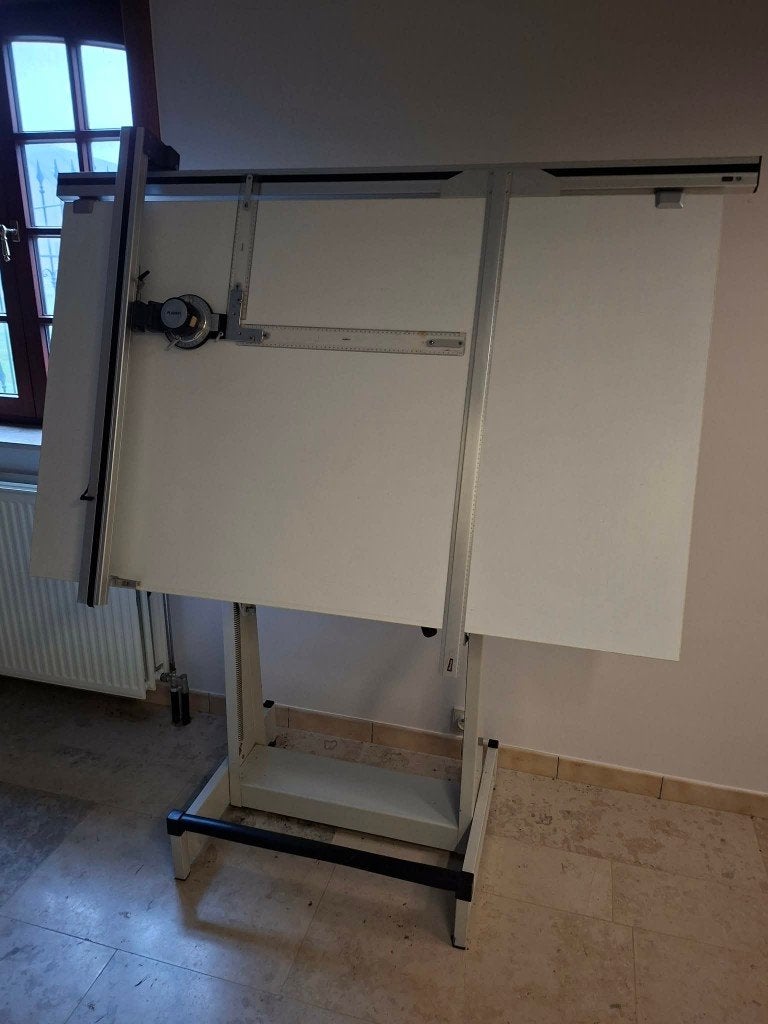 Kuhlmann tekentafel, Ophalen, Gebruikt, Stabureau