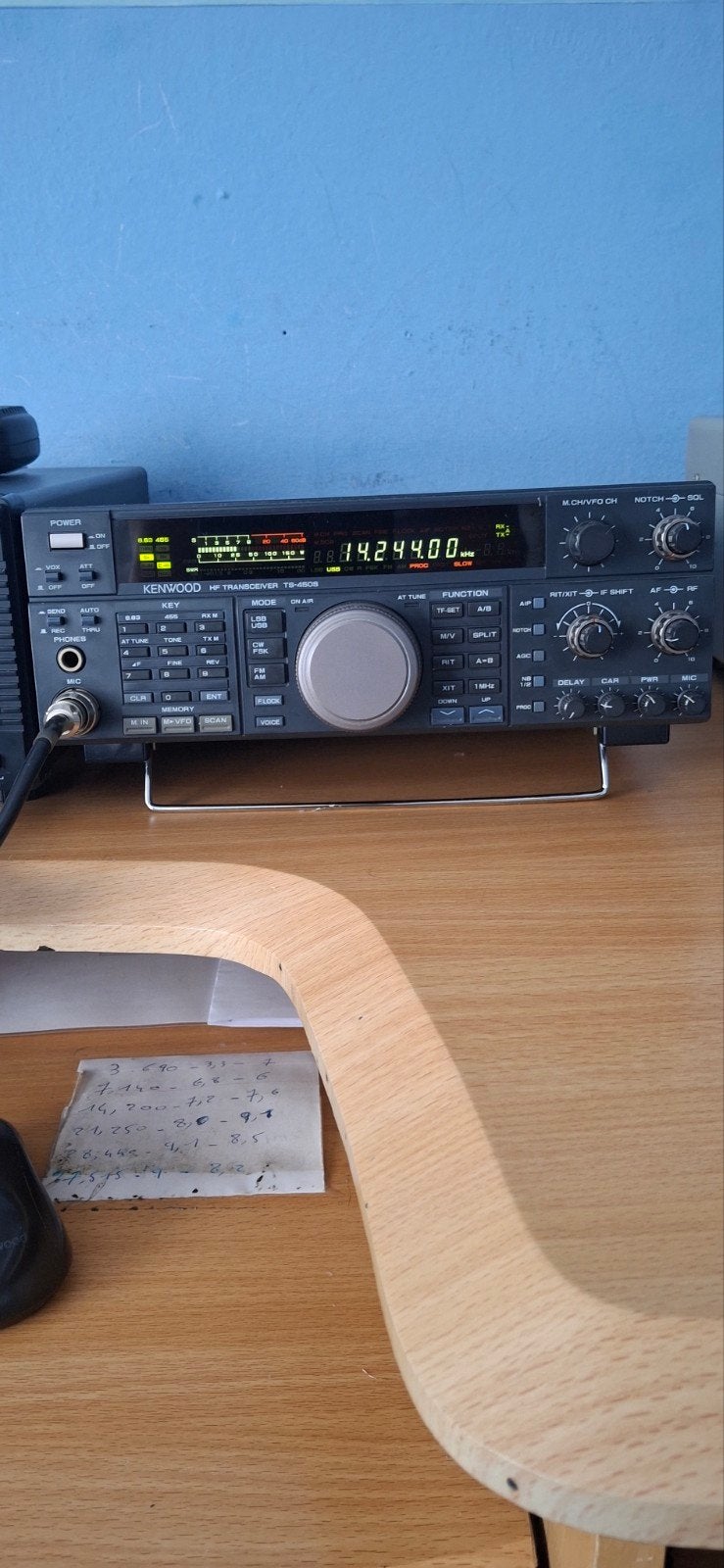 vds kenwood ts 450,,hp-sp31. swr power daiwa, Télécoms, Enlèvement ou Envoi, Utilisé