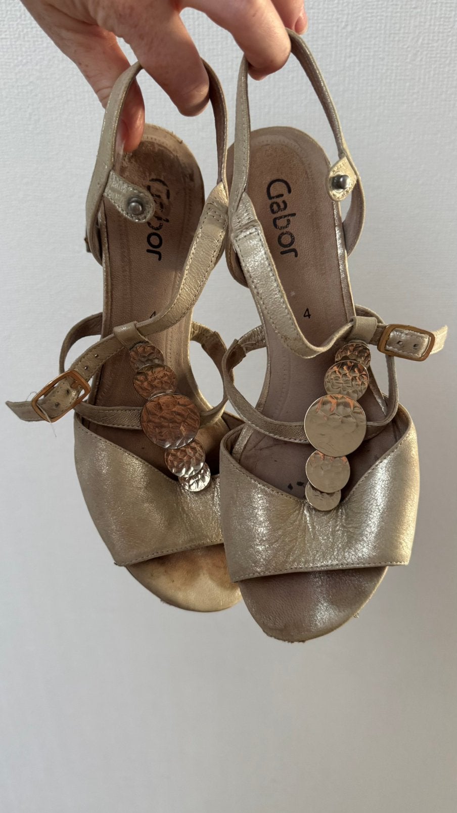 Sandalen met hak - Gabor - maat 37, Ophalen, Gedragen, Sandalen of Muiltjes