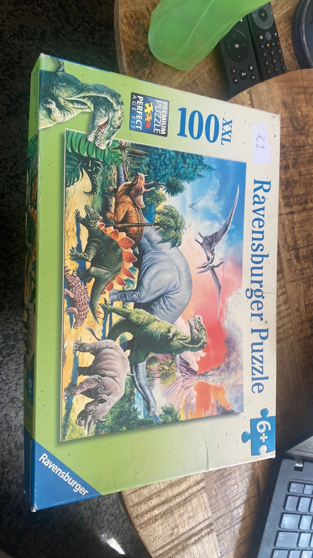 Rvensburger dino puzzel 100 stuks xxl, Enlèvement, Comme neuf