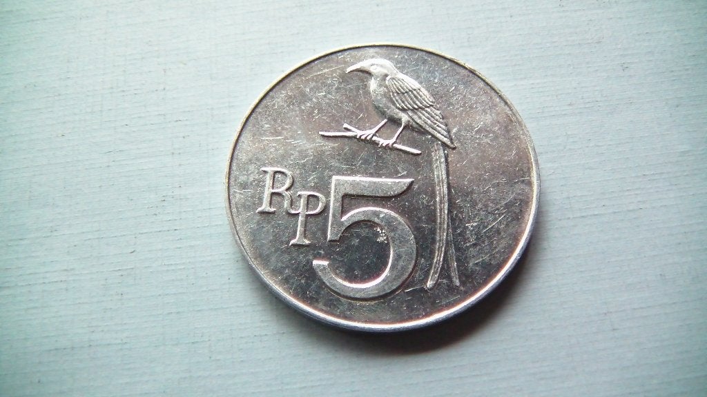indonesie 5 rupiah 1970, Enlèvement