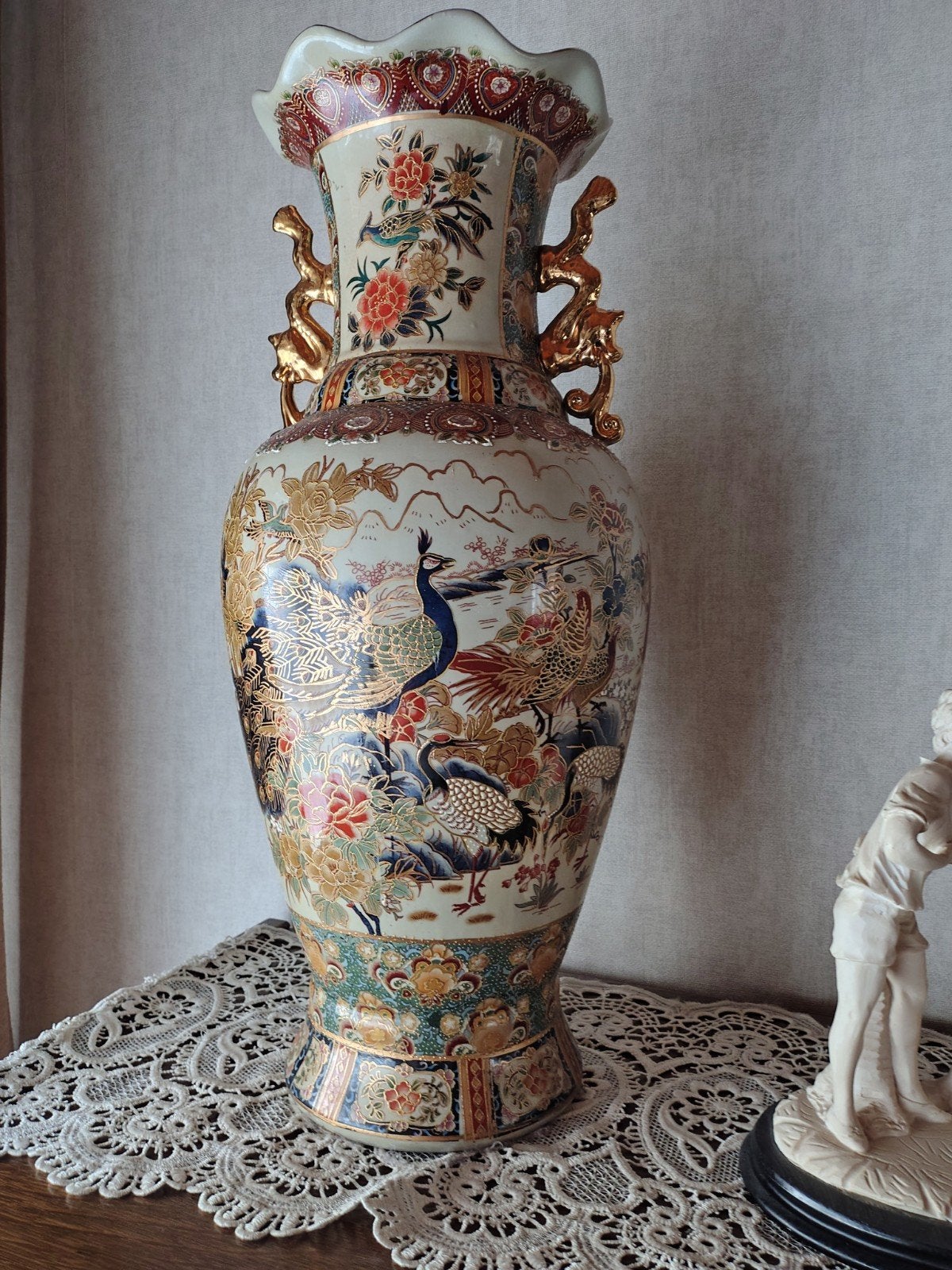 Grote Chinese vaas, Ophalen
