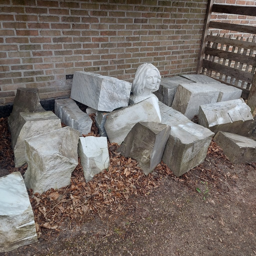 beeldhouwgereedschap,steen, Ophalen, Gebruikt