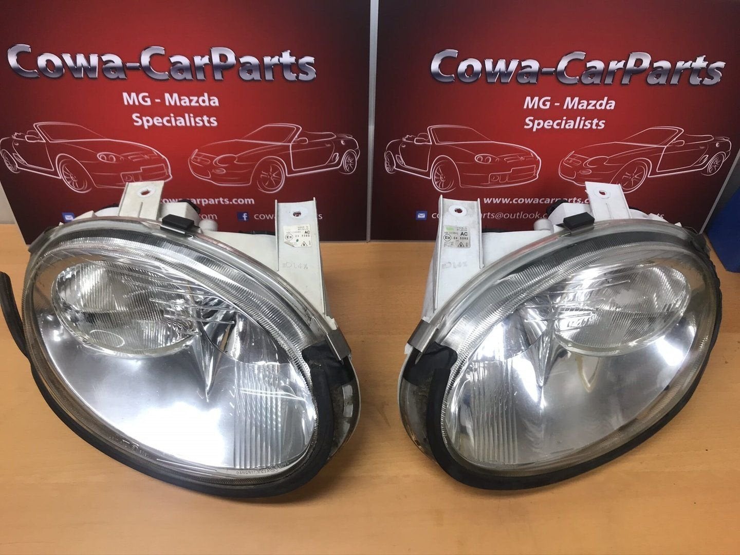 mg tf mgtf mg f mgf refurbished koplampen + nieuwe reflector, Neuf, -, -, -