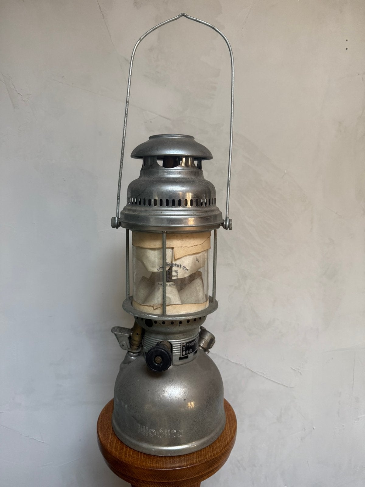 Hipolito H-502 Automatic hogedruklamp petroleumlamp, Ophalen