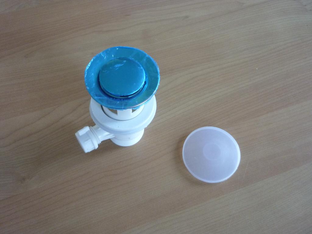 Wastafel afvoerplug met stop 4 cm diameter, Ophalen of Verzenden, Wastafel