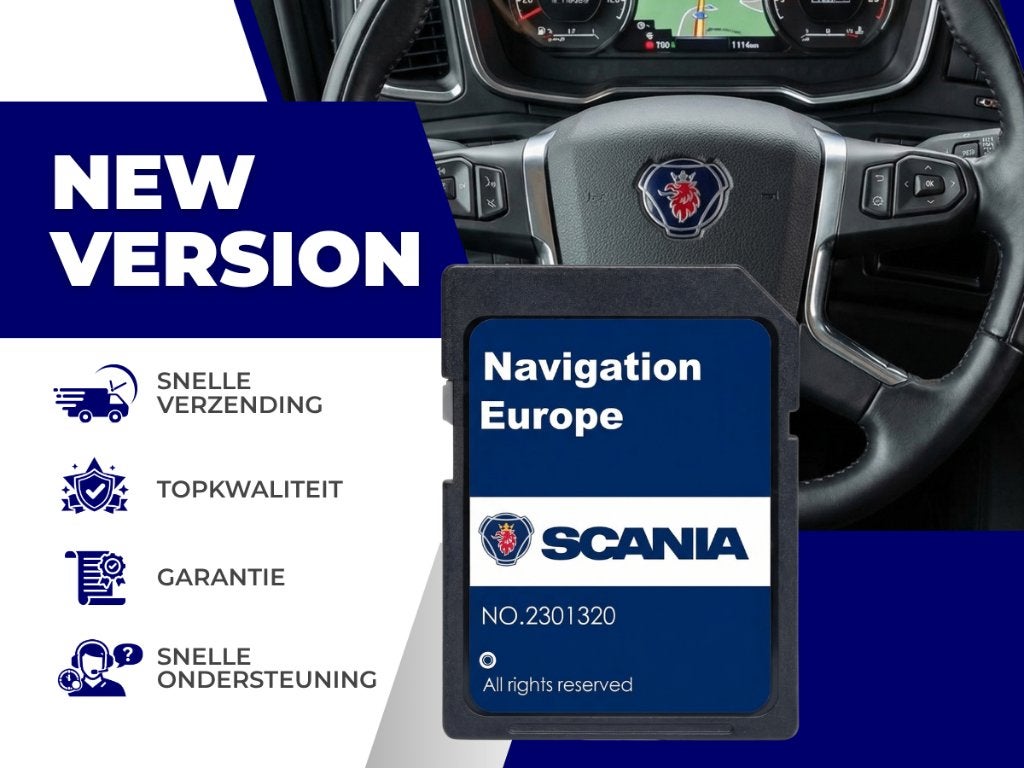 Scania Trucks ✅ Map Europe NEW - SD Kaart 7", Informatique & Logiciels, Logiciel Navigation, Neuf, Cartes géographiques, Envoi