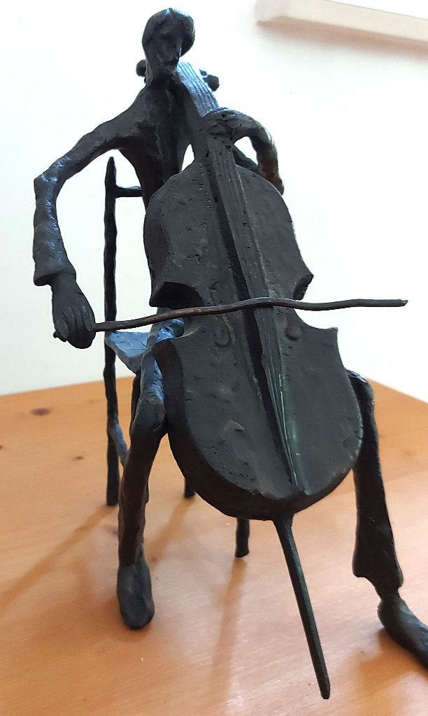 10 15 cm statuette, Enlèvement, Bronze