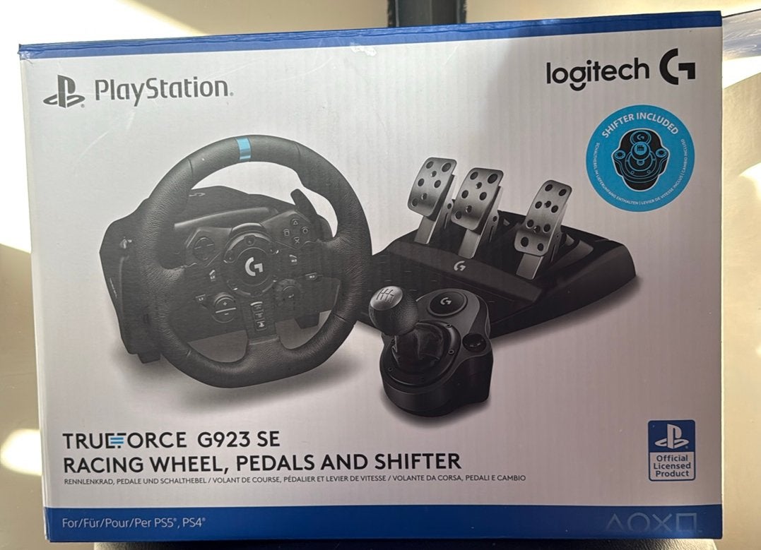 Logitech G923 SE Racing Wheel,Pedalen,Schakelbak PS5/PS4/PC, Games en Spelcomputers, Ophalen of Verzenden, Zo goed als nieuw, Overige controllers