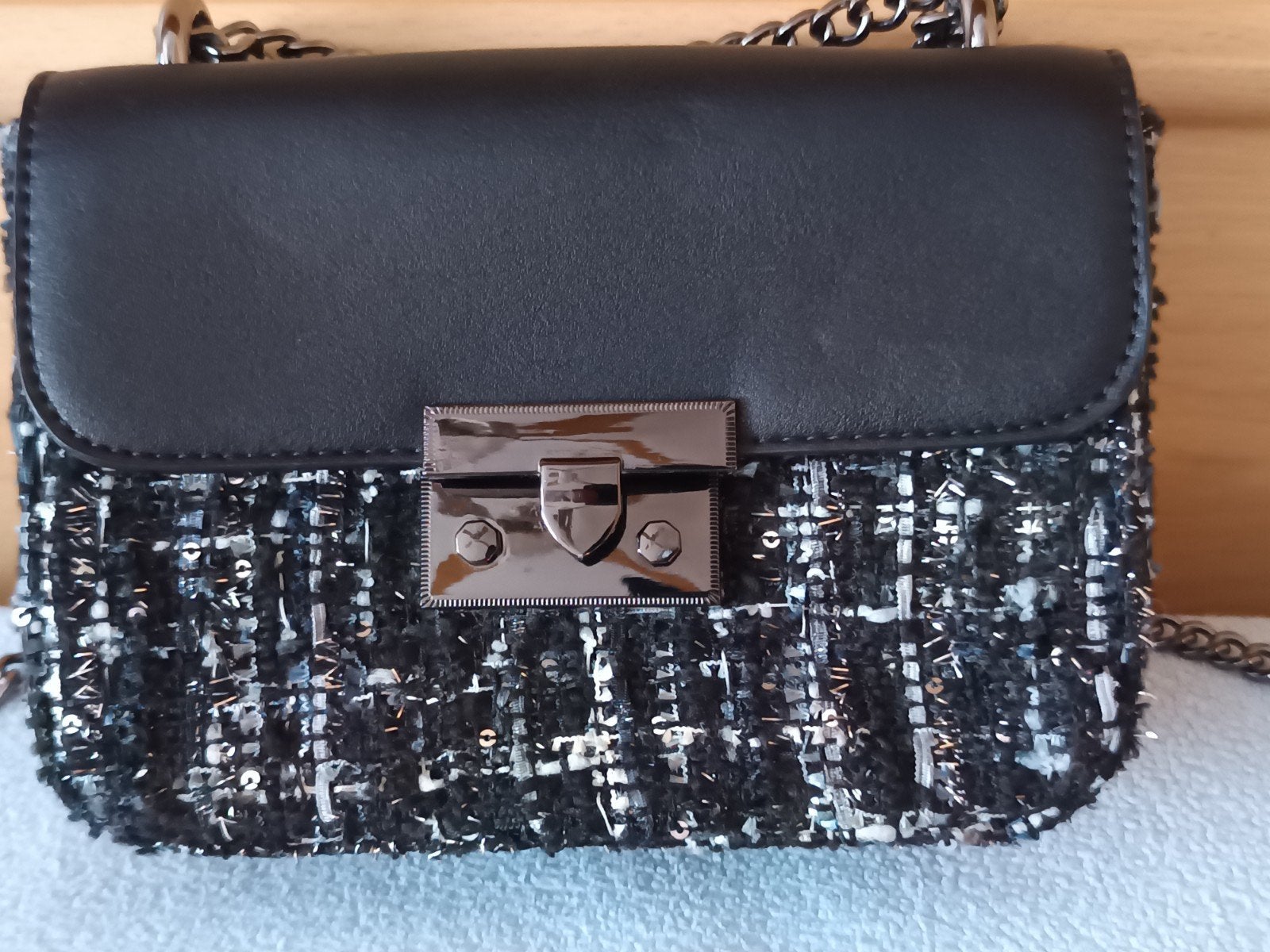 Nieuw · zeer mooie zwarte tas voor feest of gala, Ophalen of Verzenden, Nieuw, Zwart, Overige merken