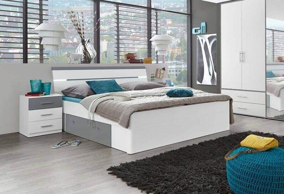 Lits modernes 180 avec rangement. Livraison rapide. Netbed, Neuf, 180 cm, 200 cm, Deux personnes