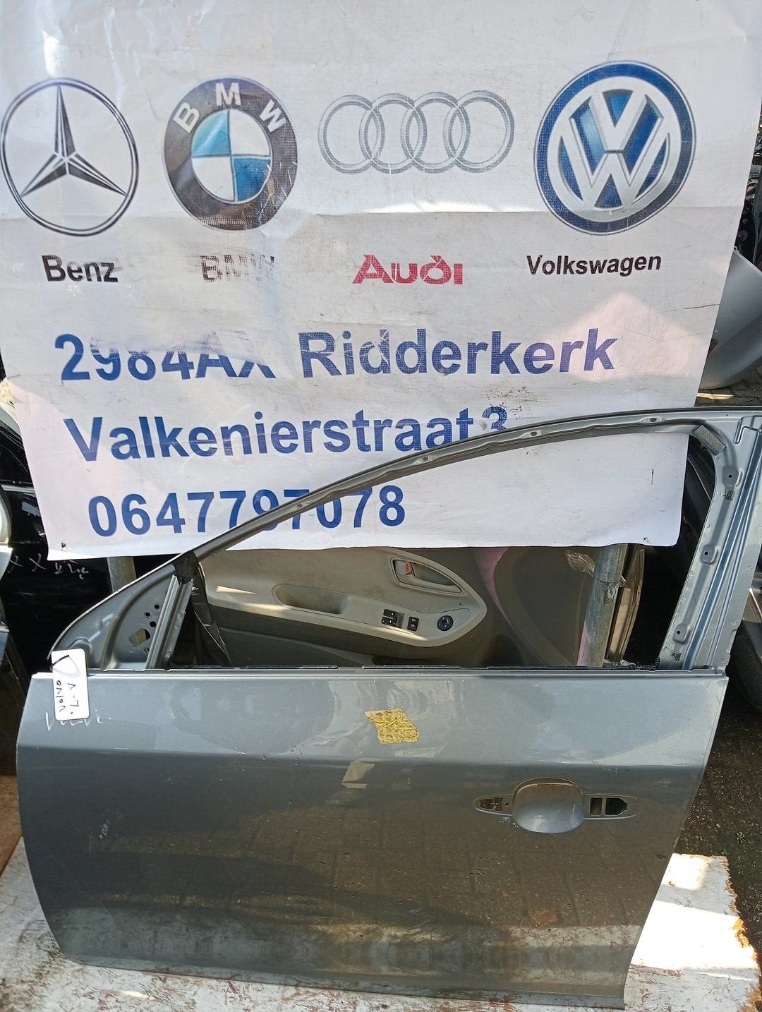 VOLVO V40 Links voor portier 2012-2019, Arrière, -, Porte, -