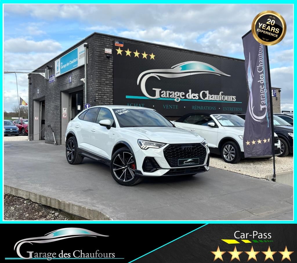 Audi Q3 Sportback - ! Full S line ! - 1er Prop. - Euro6d, Autos, Audi, Cuir, Essai à domicile, Achat, Entreprise