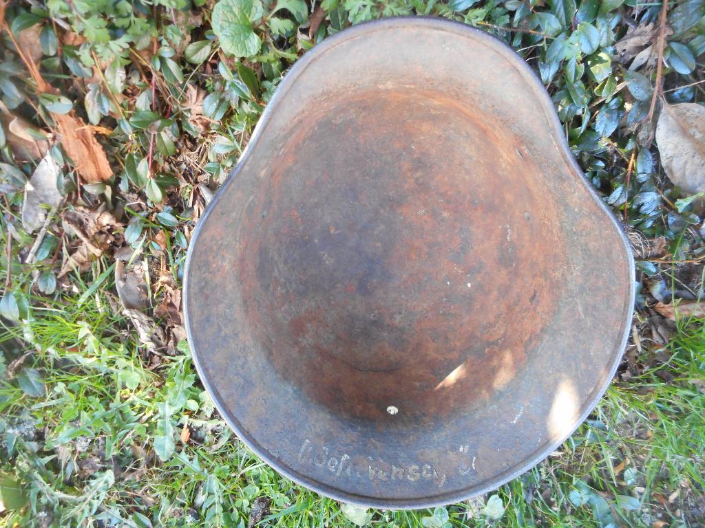 casque allemand nominatif Ardennes 44, Verzamelen, Militaria | Tweede Wereldoorlog, Verzenden