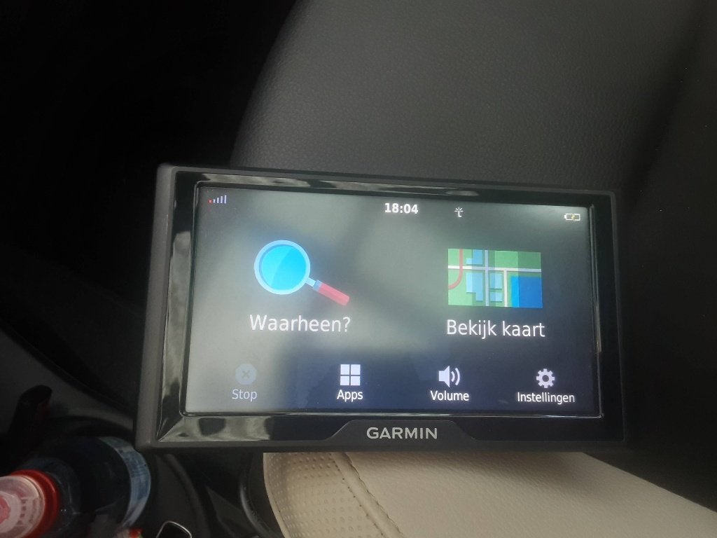 GPS garmin, Ophalen