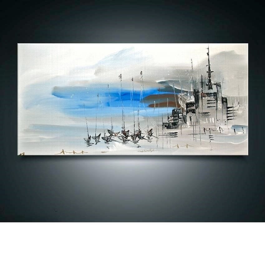 " HomeTown " prachtig Acrylschilderij, Antiek en Kunst, Ophalen of Verzenden, Ophangklaar, Acrylverf, Overig onderwerp
