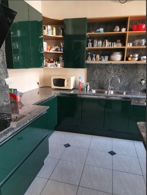 Cuisine équipée SieMatic vintage - laquée vert émeraude, Maison & Meubles, Enlèvement, Vert