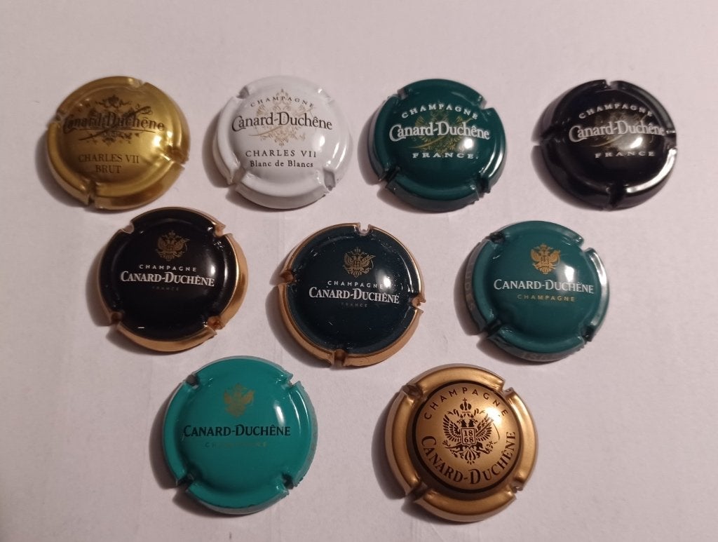 Capsules de champagne Canard-Duchêne (9 x), Enlèvement ou Envoi, Utilisé