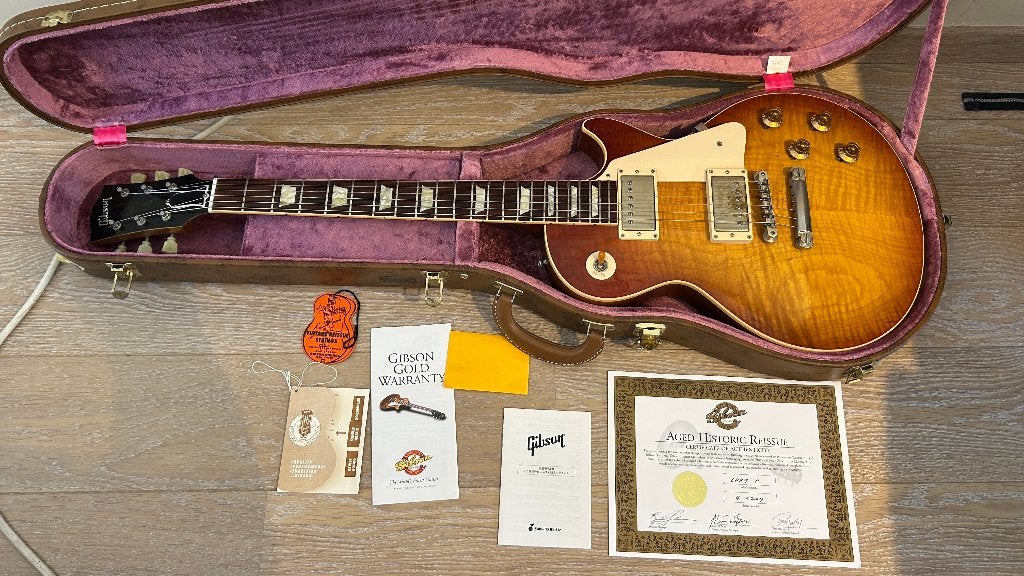 Gibson Les Paul R9 (1959) Tom Murphy Aged Historic Reissue, Muziek en Instrumenten, Snaarinstrumenten | Gitaren | Elektrisch, Ophalen of Verzenden