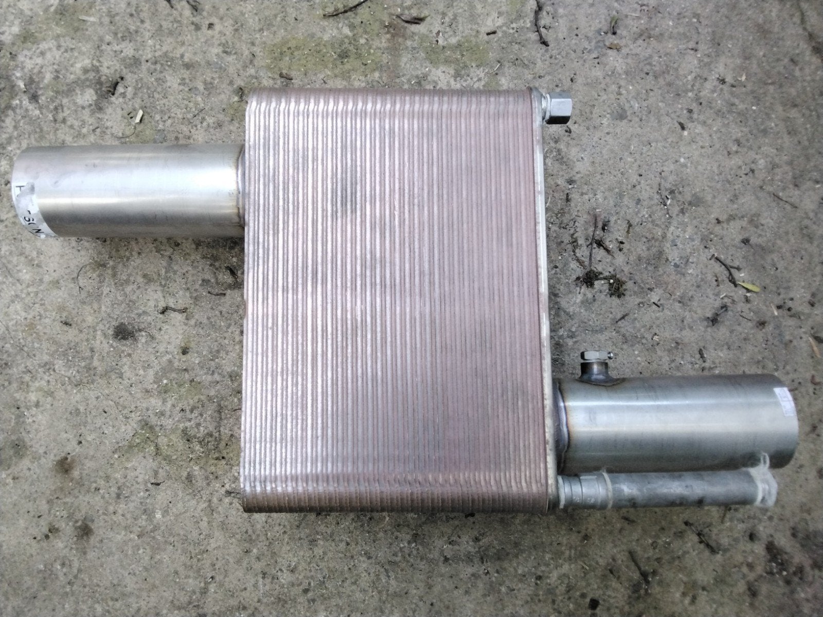 Echangeur thermique à plaque brassée Alfalaval, Ophalen
