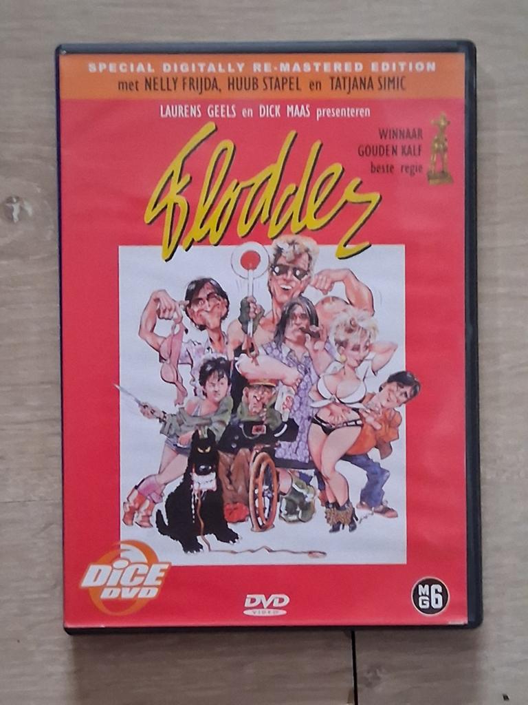 Dvd Flodder (1e film, 1986), Cd's en Dvd's, Ophalen of Verzenden, Zo goed als nieuw, Komedie, Vanaf 6 jaar