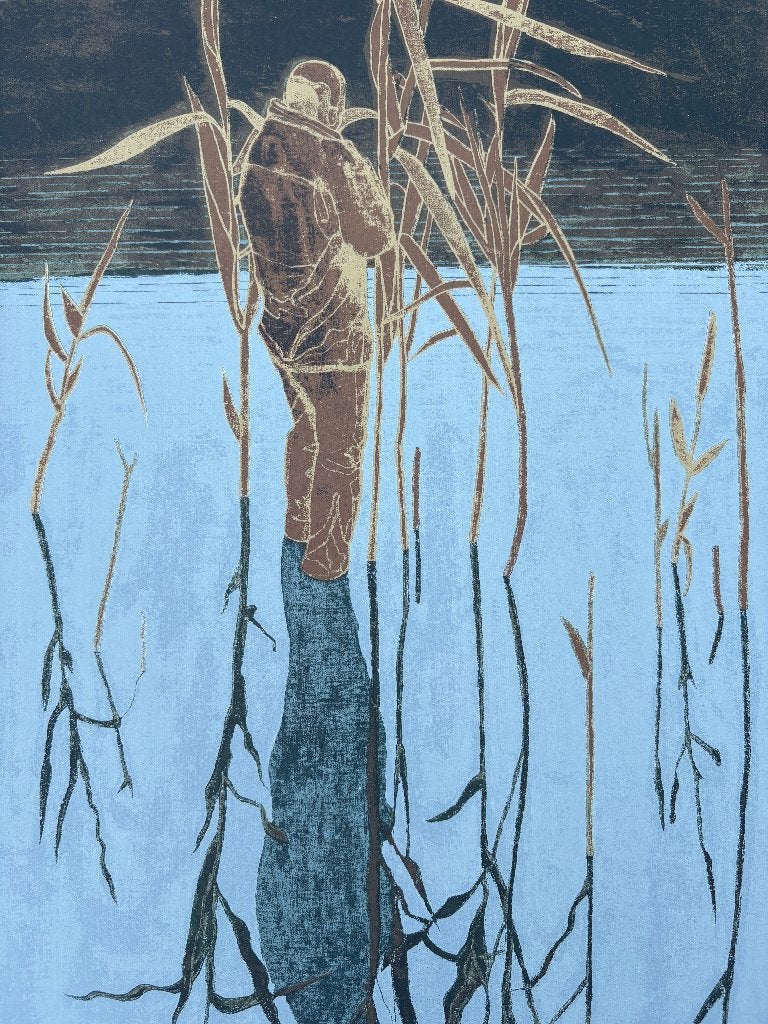 Originele litho van Hans Vanderkerckhove, Antiek en Kunst, Gelimiteerde oplage, Ophalen of Verzenden, Abstract, Lithografie