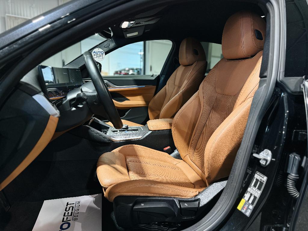 BMW i4 eDrive40 Gran Coupé M-Sport - Garantie, Auto's, BMW, Achterwielaandrijving, Euro 6, Zwart, Leder